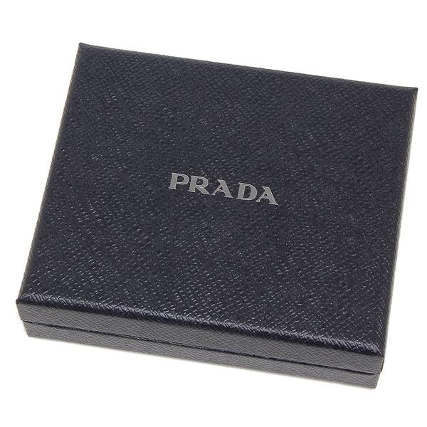 PRADA 二つ折り財布 プラダ サフィアーノ トライアングル 2MC066 黒 PRADA（プラダ） 二つ折り財布 サフィアーノ トライアングルロゴ