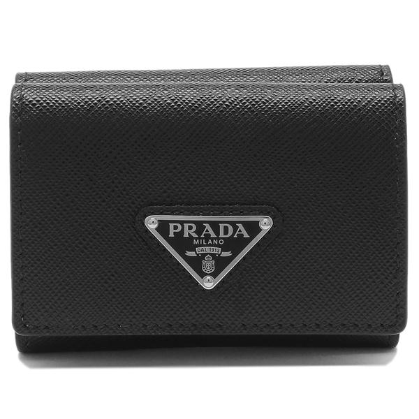 PRADA プラダ 三つ折り財布 サフィアーノトライアングル ミニ PRADA プラダ 三つ折り財布 サフィアーノトライアングル ミニ