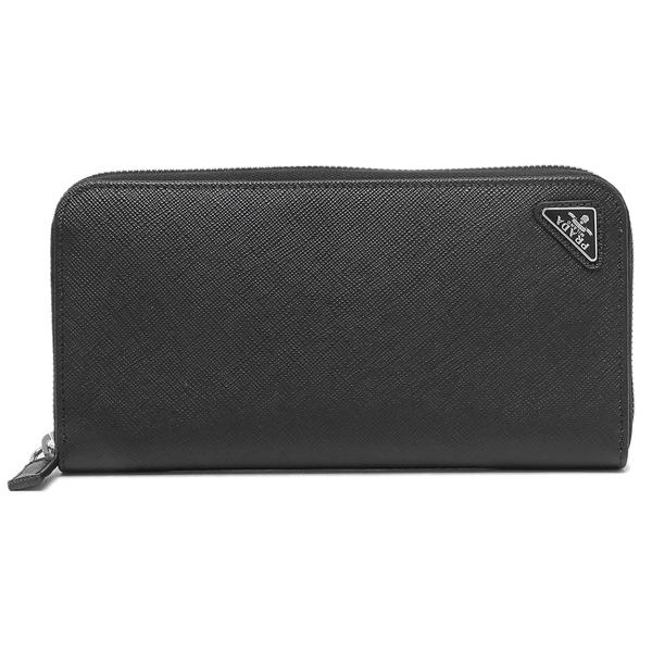 プラダ 長財布 サフィアーノ ブラック メンズ PRADA 2ML317 QHH F0002の画像