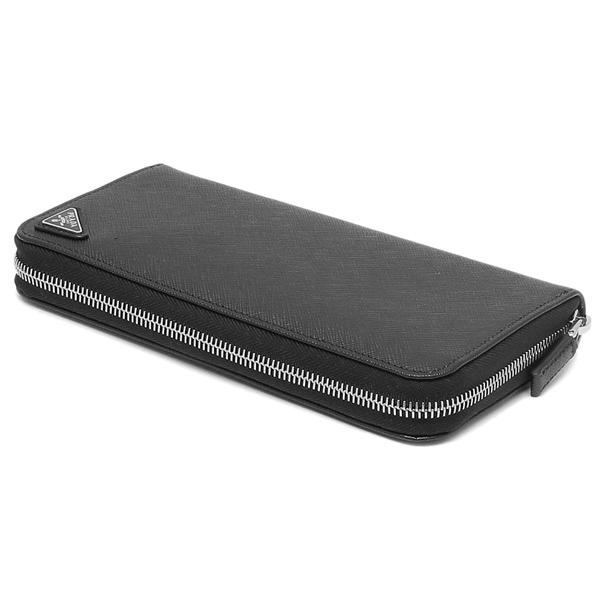 プラダ 長財布 サフィアーノ ブラック メンズ PRADA 2ML317 QHH F0002の画像