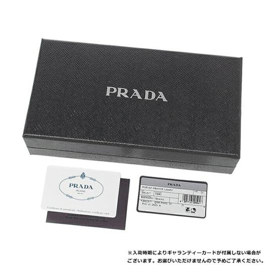 プラダ 長財布 サフィアーノ ブラック メンズ PRADA 2ML317 QHH F0002の画像