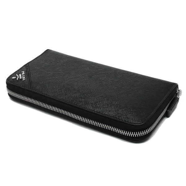 プラダ 長財布 メンズ PRADA 2ML317 QME F0002 ブラックの画像