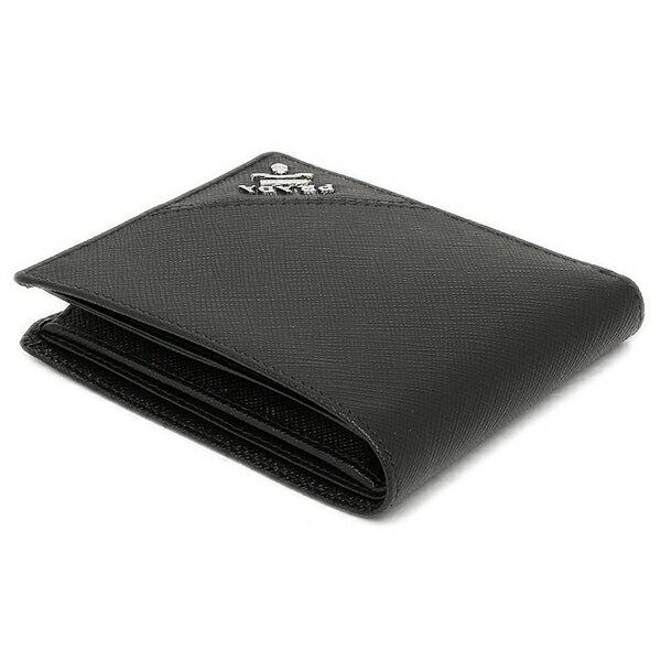 PRADA（プラダ） 折財布 PRADA 2MO738 QME F0002 ブラック : AXES