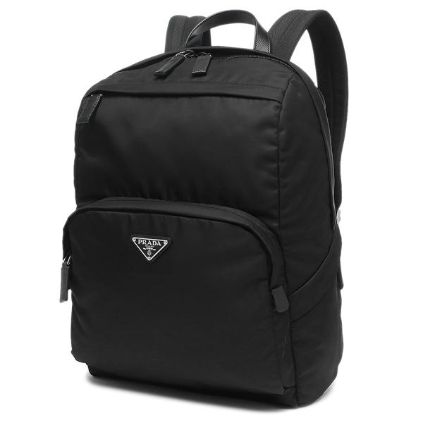 プラダ リュック バックパック リナイロン サフィアーノレザー トライアングルロゴ ブラック メンズ PRADA 2VZ104 2DMG F0002 OOO A4対応_2
