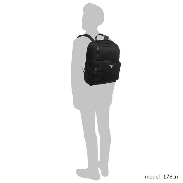 プラダ リュック バックパック リナイロン サフィアーノレザー トライアングルロゴ ブラック メンズ PRADA 2VZ104 2DMG F0002 OOO A4対応_3
