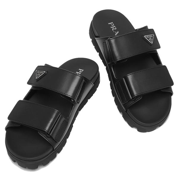 PRADA プラダ サンダル ミュール レザーストラップサンダル PRADA プラダ サンダル ミュール レザーストラップサンダル