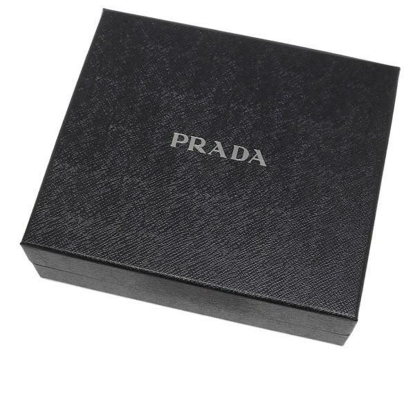 プラダ ショルダーバッグ リナイロン サファイアーノレザー スマホホルダー スマートフォンケース ブラック メンズ レディース PRADA 2ZH108 2DMH F0002の画像