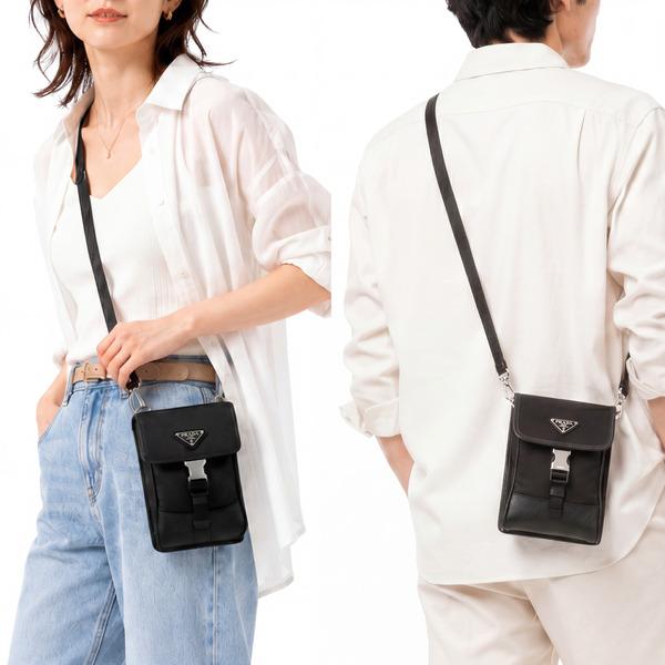 PRADA（プラダ） ショルダーバッグ スマートフォンバッグ リナイロン