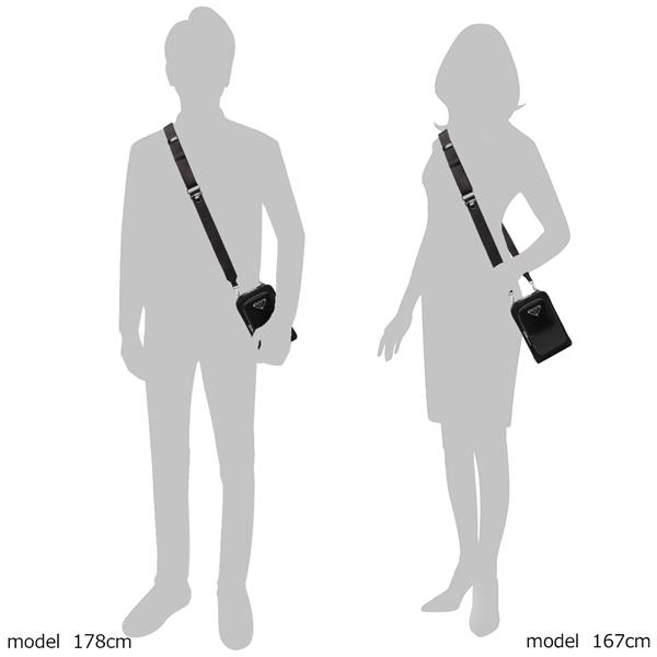 PRADA プラダ ショルダーバッグ リナイロン ブラッシュドレザー PRADA プラダ ショルダーバッグ リナイロン ブラッシュドレザー