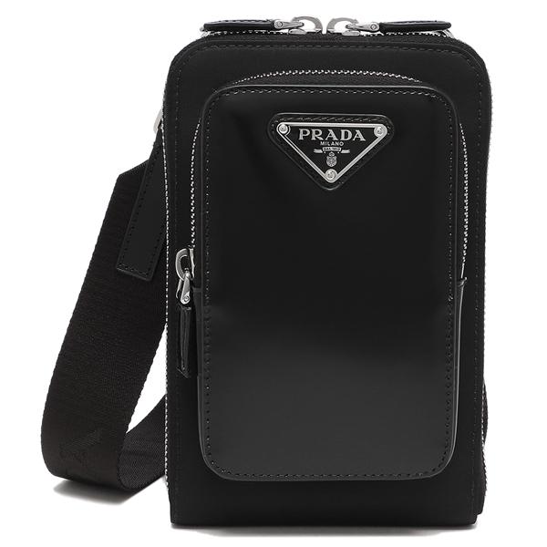 PRADA プラダ ショルダーバッグ リナイロン ブラッシュドレザー PRADA プラダ ショルダーバッグ リナイロン ブラッシュドレザー