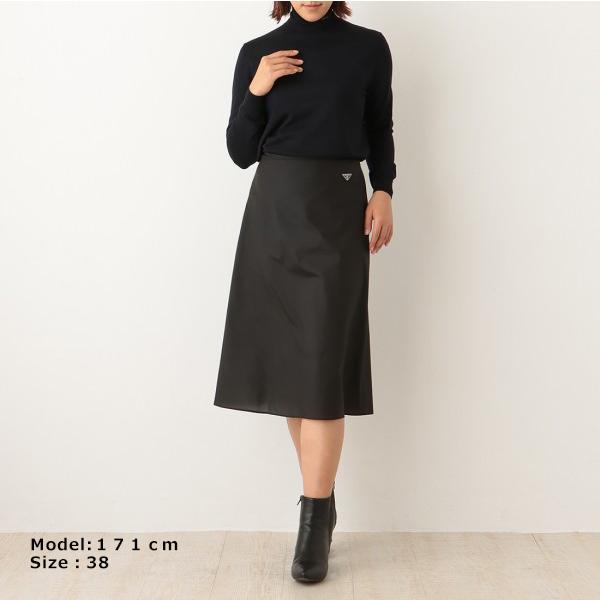 極美品　プラダ　シルクスカート　サイズ36 本物 プラダ フラワー レース風プリント 切替 シルク100