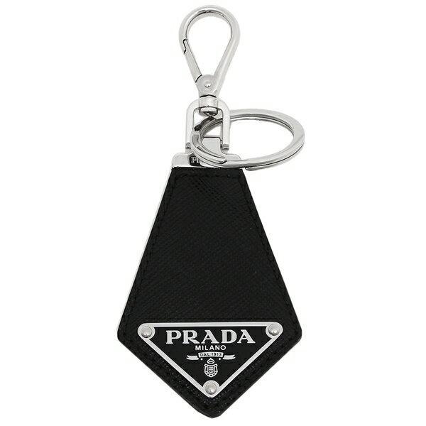 美品✨ PRADA プラダ ロゴ キーリング サフィアーノ トライアングル SAFFIANO（PRADA） プラダ （PRADA） サフィアーノ