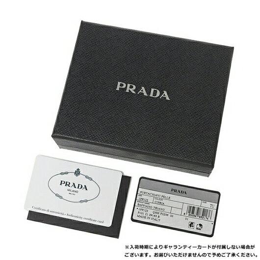 【美品】 プラダ サフィアーノ キーケース 6連 トライアングル ロゴプレート 楽天市場】PRADA プラダ 6連キーケース三角ロゴプレート 型押し
