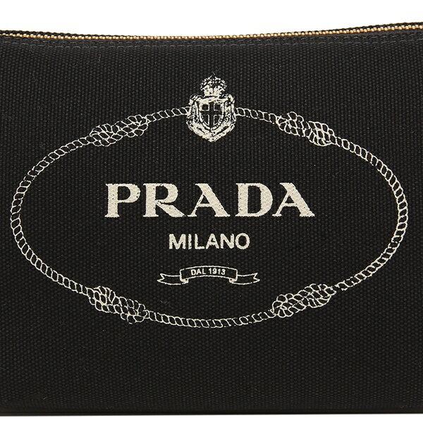 PRADA 1NA693-20L-F0V4C プラダ カナパ ロゴ ポーチ※取寄品 PRADA - プラダ カナパ ロゴ ポーチ キャンバス レッド 赤