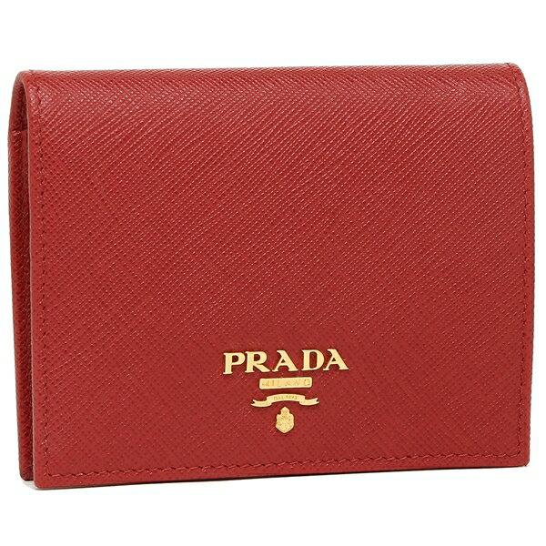 【P10% 6/1 20時~6/2 24時】プラダ 二つ折り財布 サフィアーノ ミニ財布 レディース PRADA 1MV204 QWA 2DKY｜axes｜08