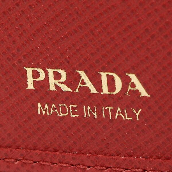 PRADA プラダ 二つ折り財布 サフィアーノ ミニ財布 レディース PRADA プラダ 二つ折り財布 サフィアーノ ミニ財布 レディース