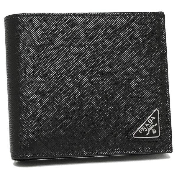 PRADA（プラダ） 二つ折り財布 サフィアーノ メンズ PRADA 2MO738 QHH
