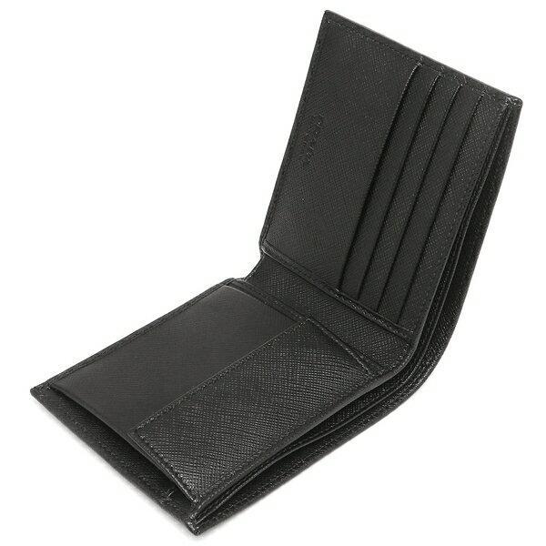 PRADA（プラダ） 二つ折り財布 サフィアーノ メンズ PRADA 2MO738 QHH