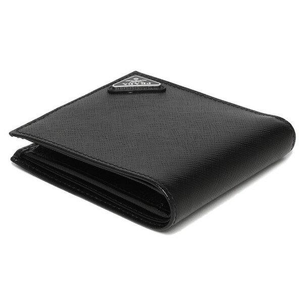 PRADA（プラダ） 二つ折り財布 サフィアーノ メンズ PRADA 2MO738 QHH