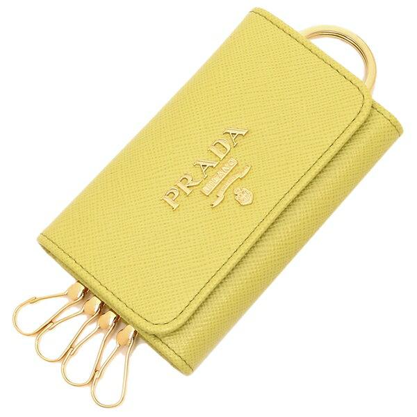 〈美品〉PRADA プラダ キーケース サフィアーノ キーホルダー PRADA プラダ キーケース サフィアーノ キーホルダー レディース