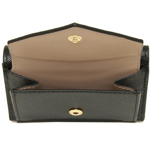 PRADA プラダ 三つ折り財布 サフィアーノ ミニ財布 リボン レディース