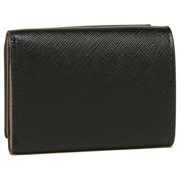 PRADA プラダ 三つ折り財布 サフィアーノ ミニ財布 リボン レディース