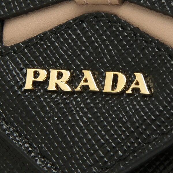 PRADA（プラダ） 三つ折り財布 サフィアーノ ミニ財布 リボン