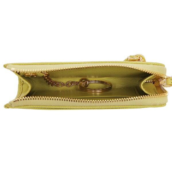✨極美品✨PRADA プラダ　コインケース　小銭入れ　サフィアーノ　三角ロゴ PRADA （未使用保管品）プラダ サフィアーノ 三角ロゴ プレート