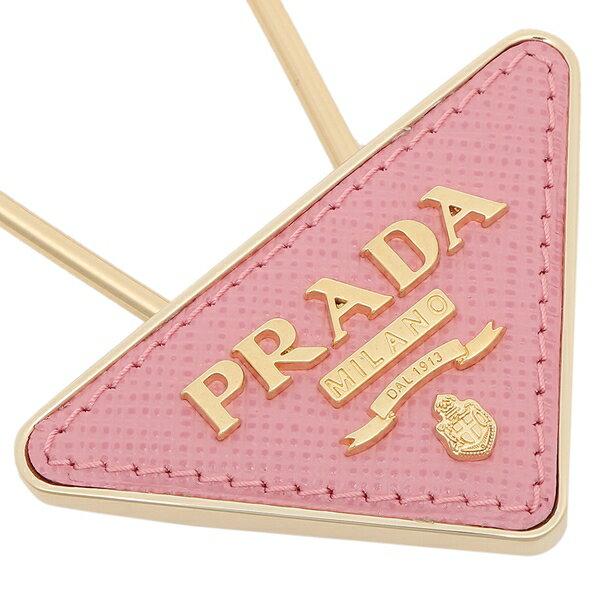 PRADAプラダ サファイアーノハートピンク キーホルダー キーリング チャーム PRADA プラダ キーリング キーホルダー サフィアーノ レディース