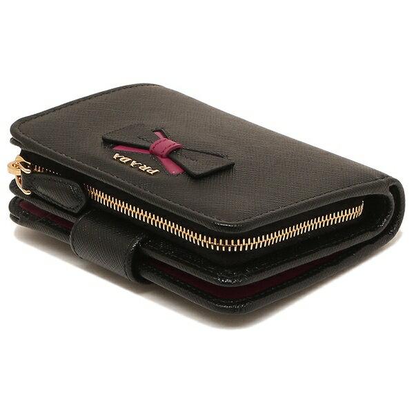 PRADA（プラダ） 二つ折り財布 サフィアーノ リボン レディース PRADA