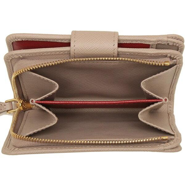 PRADA（プラダ） 二つ折り財布 サフィアーノ レディース PRADA 1ML018