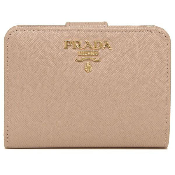 PRADA（プラダ） 二つ折り財布 サフィアーノ レディース PRADA 1ML018
