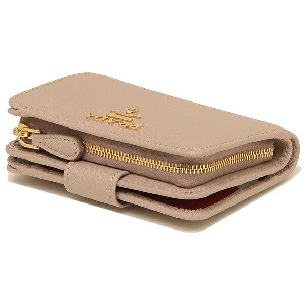 PRADA（プラダ） 二つ折り財布 サフィアーノ レディース PRADA 1ML018