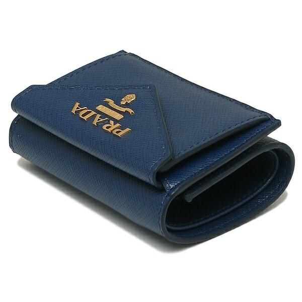 PRADA（プラダ） 三つ折り財布 サフィアーノ ミニ財布 レディース