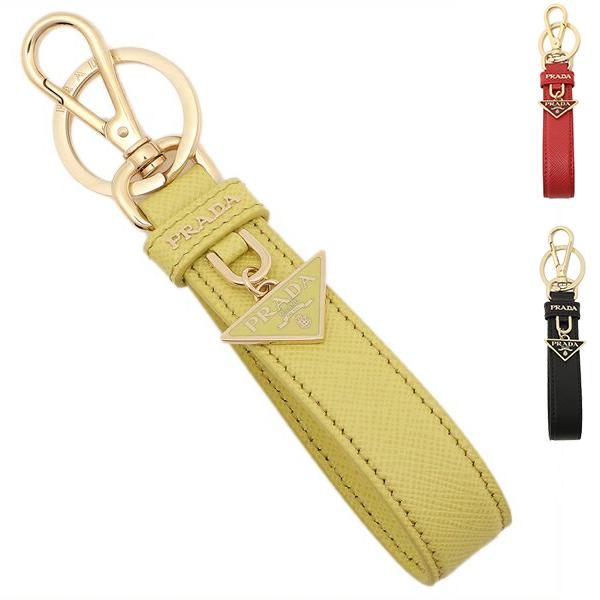 PRADA（プラダ） キーリング キーホルダー サフィアーノ チャーム