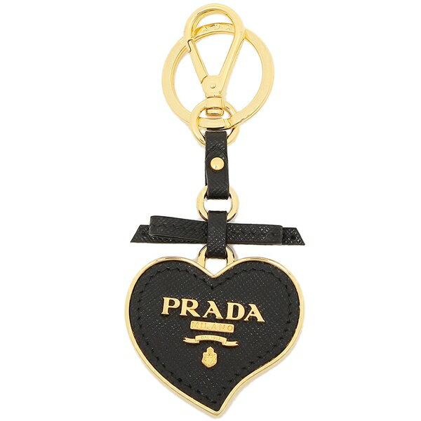 PRADA（プラダ） キーリング キーホルダー サフィアーノ ハート