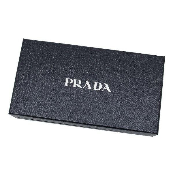 美品☆PRADA サフィアーノアクティブ 長財布 2ML317 ブラックxブルー PRADA プラダ 財布 長財布 サフィアーノ メンズ 2ML317 QME QHH