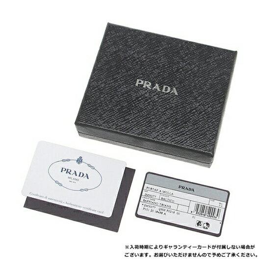 PRADA プラダ 財布 メンズ 二つ折り財布 サフィアーノ