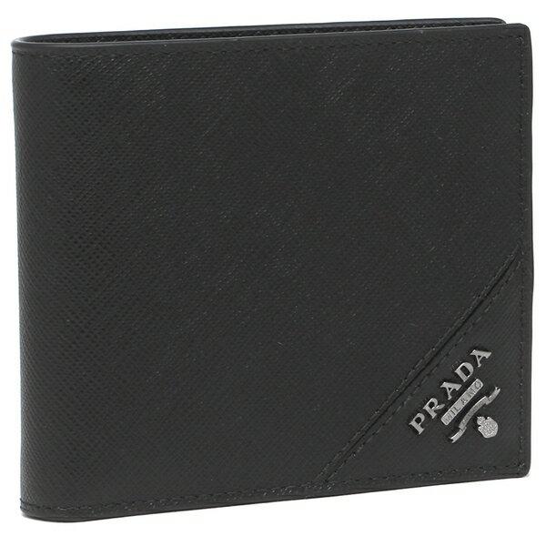 PRADA（プラダ） 二つ折り財布 サフィアーノ カードケース メンズ