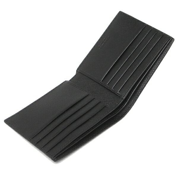 PRADA（プラダ） 二つ折り財布 サフィアーノ カードケース メンズ