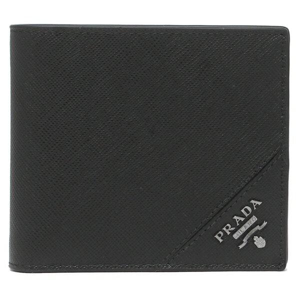 PRADA（プラダ） 二つ折り財布 サフィアーノ カードケース メンズ