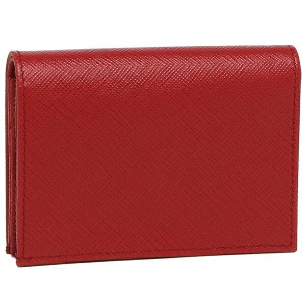 PRADA（プラダ） 二つ折り財布 サフィアーノ ミニ財布 レディース