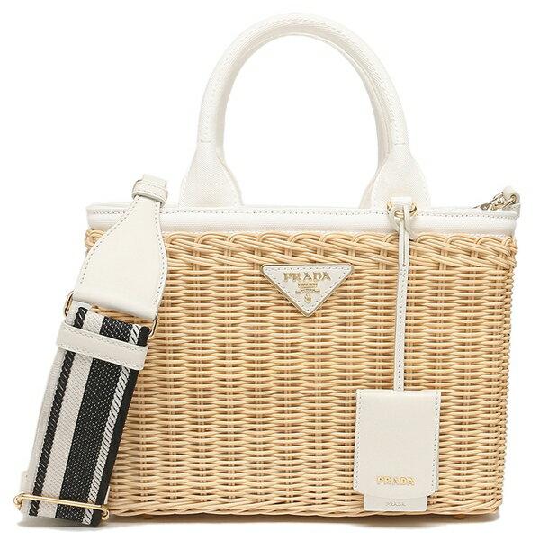 PRADA プラダ ハンドバッグ ショルダーバッグ カナパ ウィッカー