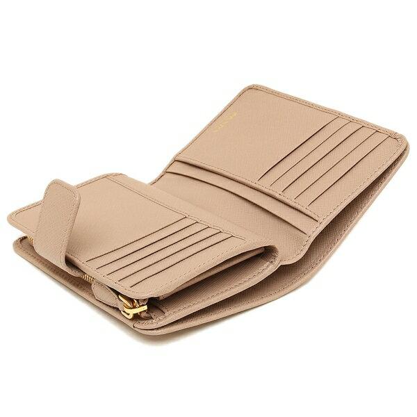 【新品未使用】PRADA プラダ サフィアーノレザー 二つ折り財布 1ML225 プラダ 財布 PRADA 1ML225 ZLP F0KNX SAFFIANO MULTICOLOR