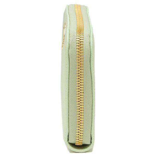 希少カラー✨プラダ◇マルチカラーフラップ長財布　サフィアーノゴールド金具ブルー PRADA マルチカラー フラップ長財布 サフィアーノ ベージュ×ピンク