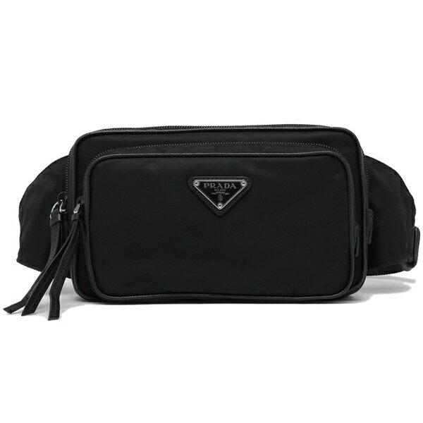 PRADA プラダ ボディバッグ 1BL010 テスート ブラック プラダ(PRADA)プラダ TESSTO ＋ SAFFIAN ウエストバッグ ボディバッグ
