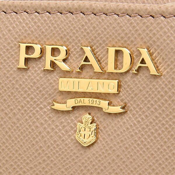 プラダ 二つ折り財布 サフィアーノ レディース PRADA 1ML018 QWAの画像