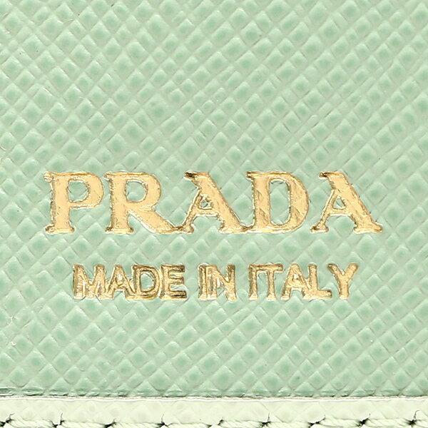 売り切り‼️ ✨レア ギャランティカード有✨ プラダ 折り財布 マルチカラー PRADA（プラダ） 折り財布 サフィアーノマルチカラー レディース PRADA
