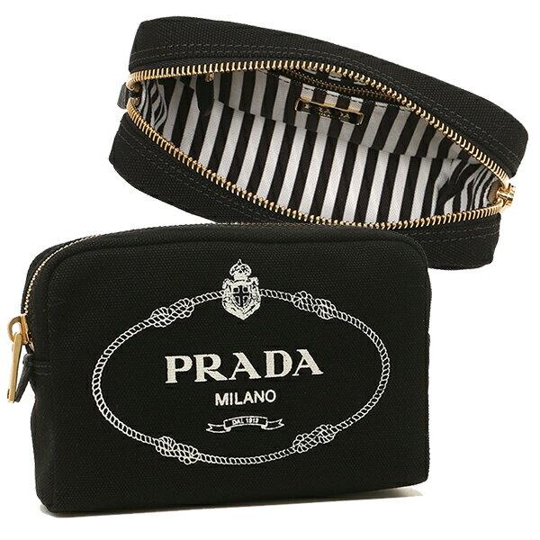 PRADA プラダ ポーチ カナパ ロゴ レディース 1NA021 20L : AXES 