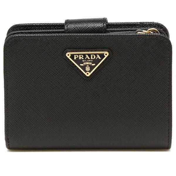 PRADA プラダ 二つ折り財布 サフィアーノ レディース 1ML018 QHH